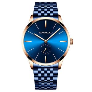 Reloj CRRJU 2166 para Hombre, Analógico, Deportivo, Casual, de Acero Inoxidable, Resistente al Agua, Luminoso, Reloj Masculino, Venta al Por Mayor - Product Image 6
