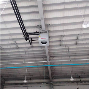 Système de ventilation commercial Rife RP-R 6 High Space avec ventilateur axial/centrifuge, installation facile, certifié CE, circulation d'eau, chaleur - Product Image 1