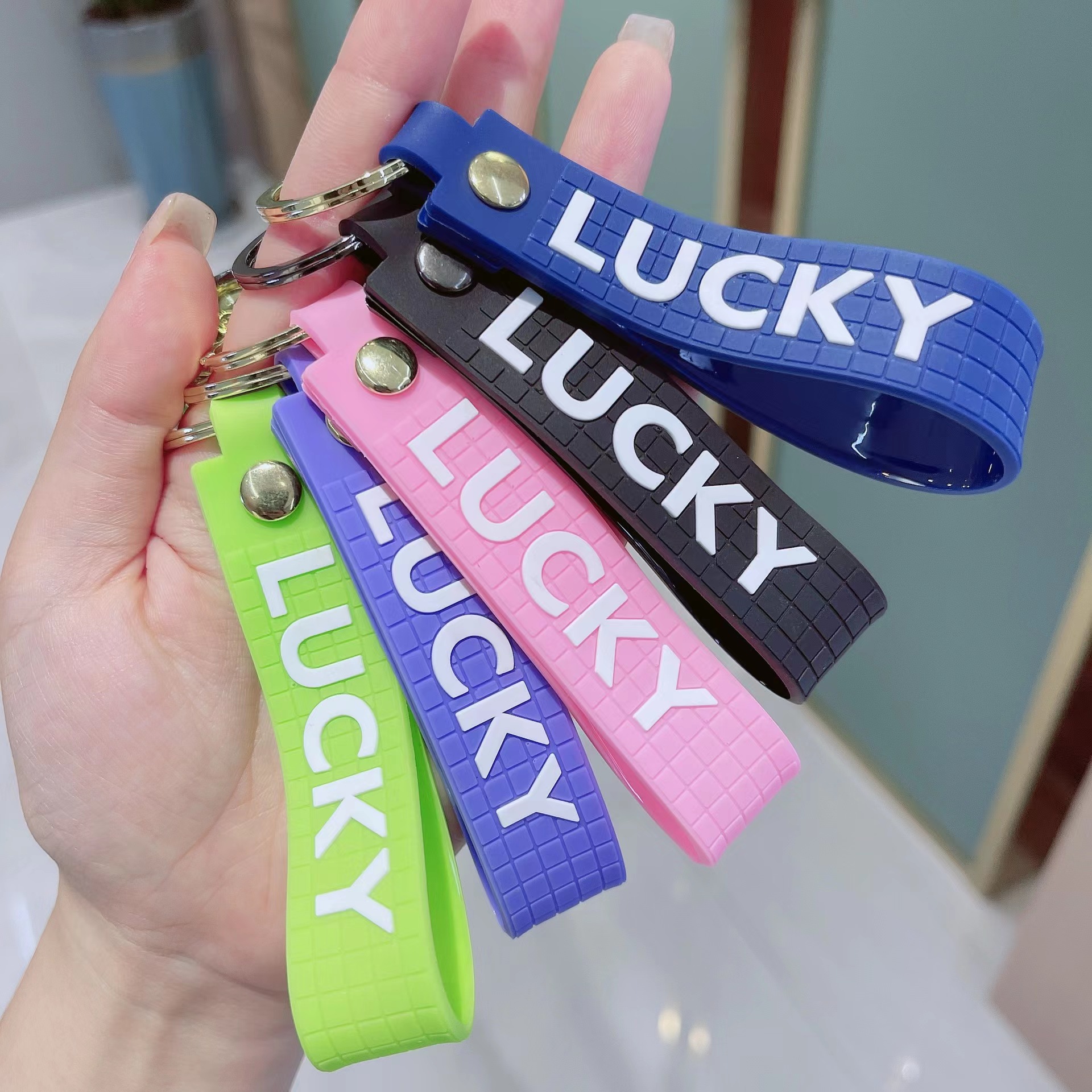 Cartoon Monkey Key Chain - Creative Big Mouth Rubber Pendant for