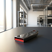 Grosir Flashdisk USB Logam Baru Mini 1 GB Pesanan Massal Logo Laser Kustom Disk USB 2.0 Promosi
