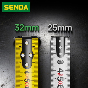 ตลับเมตร SENDA G13 5M <span class=keywords><strong>Tuff</strong></span> <span class=keywords><strong>Stuff</strong></span> ป้องกันการลื่น ทนแรงกระแทก ใบมีดเหล็กกล้าคาร์บอน ล็อคอัตโนมัติ เหมาะสำหรับของขวัญส่งเสริมการขายและของขวัญทางธุรกิจ - Product Image 2