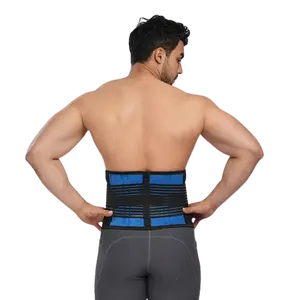 氯丁橡胶双拉背腰椎支撑带脊柱减压下背部支撑脊柱支撑运动带