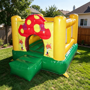 <span class=keywords><strong>Castillo</strong></span> Inflable con Diseño de Zorro Hongo, Brincolín Comercial para Niños, Ideal para Fiestas en <span class=keywords><strong>el</strong></span> Patio Trasero - Product Image 3