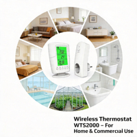 Termostato Programable Inteligente para Ahorro de Energía en el Hogar, Carcasa de PC Antiinflamable, Alta Calidad, Directo de Fábrica