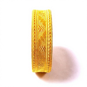 Dentelle jacquard artisanale pour ornements religieux, tresse dorée pour vêtements de prêtre - Product Image 1