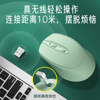 Mouse Bluetooth Mode Ganda Nirkabel 2.4GHz 3 Tombol Desain Ergonomis untuk Laptop Tablet Ponsel Klik Senyap Pengisian Daya Universal