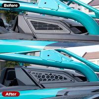 Yongjin Black 2pcs Set Ventilasi Intake untuk Polaris RZR Pro R Tahun 2025