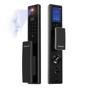 Face Recognition Camera CNC Smart Lock Security Waterproof Electronic Fingerprint App Remote Unlock Digital Smart Door Lock