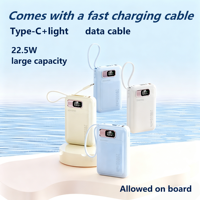 Nouveau chargeur portable à affichage numérique de grande capacité 20000mAh, kit de charge sans batterie (étui + carte mère)