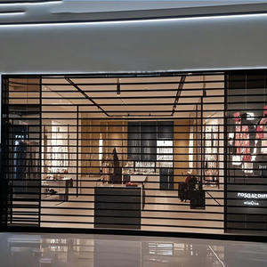 Porte roulante automatique en aluminium transparent avec volet en cristal, pare-balles, avec isolation thermique pour garage - Product Image 6