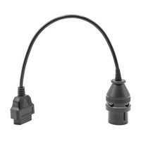 OEM ODM-conector de 38 pines para coche, cable OBD2, color negro