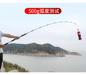 Toptan 1.65m 1.8m 1.95m 2.1m olta derin deniz Trolling süper sert çubuklar Offshore katı 1.5 bölümler tekne olta - Product Image 4