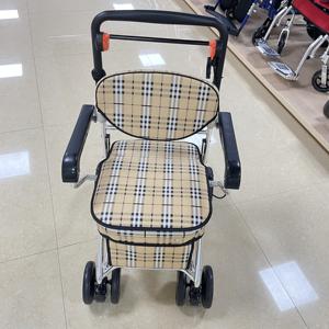 重量歩行者折りたたみ式歩行者大容量ショッピングバッグ歩行者トロリー付きシート - Product Image 2