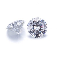 Couleur D Moissanite coupe ronde moissanite ample