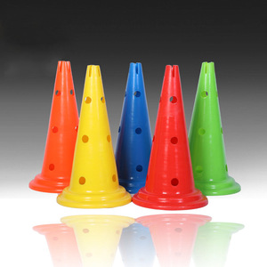 2025 Factory Wholesale Colourful PE Agility Hurdle <strong>Cones</strong> With Holes for Kids Soccer Training - Product Image 6