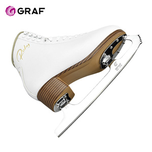 Chaussures <span class=keywords><strong>de</strong></span> patinage artistique pour femmes Factory <span class=keywords><strong>Graf</strong></span> U20pro, taille junior, tige synthétique imperméable, doublure en mesh respirant, idéales pour les débutantes - Product Image 6