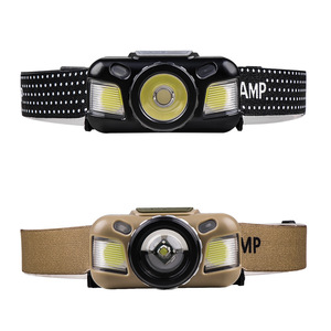 XPE COB Headlamp Rechargeable Built In Battery Zoom Sensing Lightweight Mini For Outdoor <b>Camping</b> Hiking - Product Image 1