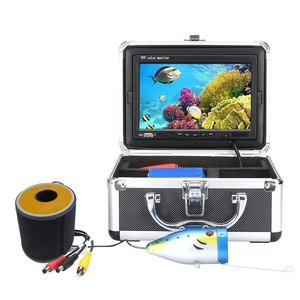 Professional 15M 7Inch Monitor 1000TVL <strong>Fish</strong> <strong>Finder</strong> Underwater Fishing Video Camera With 12Pcs LED Lamp Lights