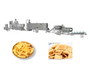 गर्म पैमाने पूरी तरह से स्वचालित उत्पादन पफ खाद्य मशीन प्रसंस्करण लाइन