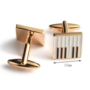 Mancuernillas Metálicas de Esmalte Suave para Camisa, Diseño Delgado, Regalo Festivo, Servicio OEM, ¡Oferta! - Product Image 5