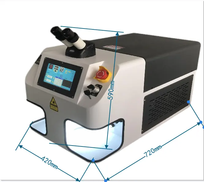Laser spot YAG machine à souder 100W/200W bijoux machine à souder or et argent machine à souder