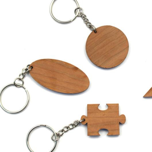 Создать своего собственного дерево брелок, изготовленный на заказ лазерная резка/деревянные брелки-персонализированные Дерево брелок