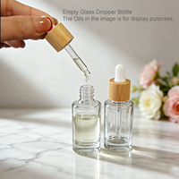 Flacons compte-gouttes cylindriques en verre transparent de 12 ml, 99 unités, pour sérum, parfum, huiles essentielles – Emballage écologique haut de gamme