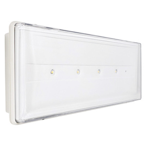 Beghelli 19500 IP 40 Stile + LED lampada di emergenza da parete 11W SE/SA 1/2H IP40 valutato per uso esterno - Product Image 2