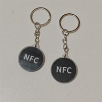 Etiqueta de Acceso NFC NTAG213 de 13.56MHz, Impermeable, de Acrílico, para Llavero, para Control de Acceso en Exteriores y Entornos Hostiles