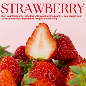 Gel <span class=keywords><strong>detergente</strong></span> <span class=keywords><strong>intimo</strong></span> quotidiano biologico alle erbe alla fragola, rinfrescante, con controllo degli odori, idratante, multiuso. - Product Image 3