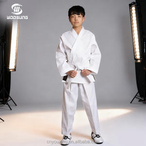 Combinaison d'arts martiaux respirante unisexe Woosung, uniforme <span class=keywords><strong>de</strong></span> karaté, uniforme <span class=keywords><strong>de</strong></span> karaté - Product Image 5