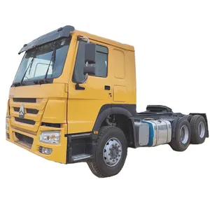 SINOTRUK HOWO 6x4 Prime Mover Tracteur Camion Tête Utilisé 10 Roues Heavy Duty CNHTC Remorque Camion Tracteur Prix