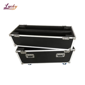 Chất lượng cao tùy chỉnh nhôm trường hợp chuyến bay với bánh xe chống sốc Plasma TV trường hợp dẫn hiển thị với cứng EVA bọt chèn trường hợp chuyến bay - Product Image 2