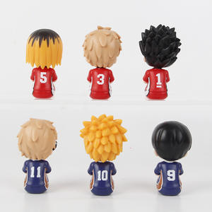 Nouvel ensemble de 6 figurines d'action en PVC de 6,5 cm des personnages d'anime <span class=keywords><strong>Hinata</strong></span> Shoyo et Daichi Sawamura – Jouet mini figurine de dessin animé - Product Image 4