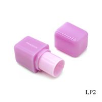 Conteneur carré personnalisé Jelly Blush Stick Emballage vide en plastique Tubes de baume à lèvres de maquillage
