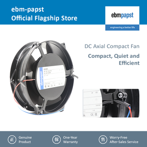 Ventilador Axial Eléctrico OEM ebmpapst DV6224 172x51mm 40W 24V DC 1.54A 540m3/h 4300RPM con Rodamiento de Bolas - Product Image 2