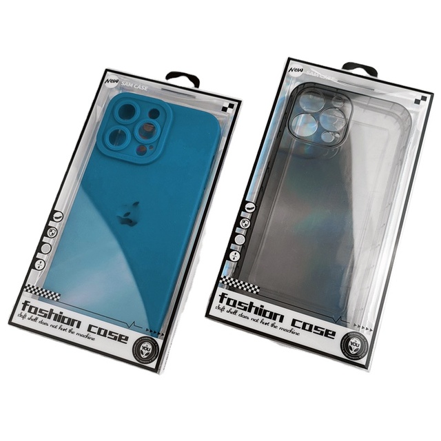 Wholesale Factory Customized Neutral PVC 3C Electronics UV Coating Embossing Mobile Phone Case Matt Lamination Retail Packaging