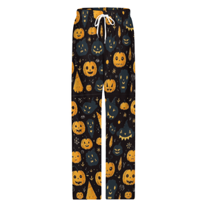 Design da donna Halloween spettrale in tutto il mondo con stampa pantaloni pigiama termici Dropshipping sublimazione personalizzata per <span class=keywords><strong>la</strong></span> <span class=keywords><strong>notte</strong></span> <span class=keywords><strong>di</strong></span> Halloween - Product Image 3