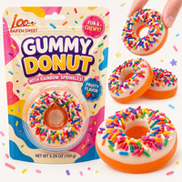 100SWEET Gummy Food Variety, Gummy Hot Dog, Gummy Pizza, Gummy Donut, pour l'agent de supermarché