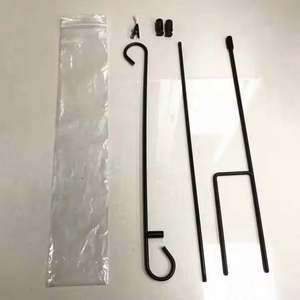 Kit de supports métalliques pour drapeau de jardin extérieur - Drapeau de jardin numérique personnalisé double face en tissu Oxford 300D 12x18 pouces, écologique et durable - Product Image 4