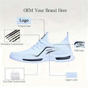Chaussures de marche tendance pour hommes, chaussures de sport en maille respirante d'été, baskets légères antidérapantes pour garçons, chaussures de course décontractées - Product Image 6