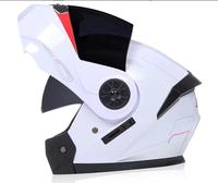 Casque de Moto Modulable Double Visière Rétro Homologué DOT Intégral à Relever