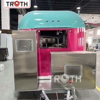Food Truck Mobile Entièrement Équipé pour Burgers, Hot-Dogs, Shawarma, Restaurant Mobile Pas Cher, Camion de Nourriture Rapide pour la Vente en Europe
