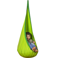 Fauteuil suspendu gonflable pour enfants, chaise balançoire en forme de coque avec coussin, pour jardin et maternelle, en plastique, pour l'extérieur