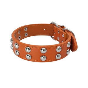 Collar para Perro de Doble Fila con Hebilla de Tubo de Hierro y Tachuelas de Hongo de Aleación de Zinc, Material PU, Venta Caliente 2025 - Product Image 4