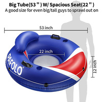 Fauteuil gonflable en PVC, matelas flottant avec dossier et siège en maille, chaise aquatique respirante, bouée de piscine