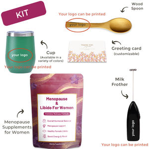 Polvo de Apoyo para la <span class=keywords><strong>Menopausia</strong></span> en Mujeres: Equilibrio Hormonal 10 en 1 con Trébol Rojo, Ginseng Coreano <span class=keywords><strong>y</strong></span> Shatavari para Alivio - Product Image 2