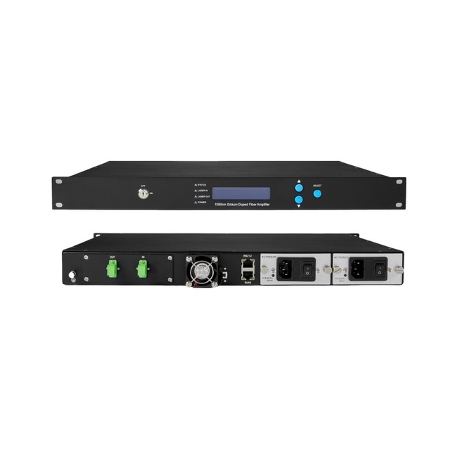 1550nm Max 27db EDFA Erbium-Doped Fiber Amplifier with Pump Laser
