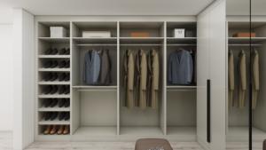 Armoires en bois pré-assemblées en gros - Armoires murales modernes sur mesure pour chambre à coucher, Guangdong - Product Image 3