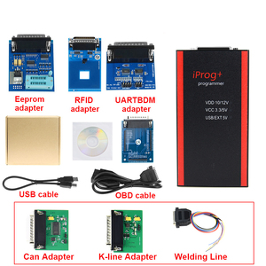 V87 Iprog+ 6 Adaptateurs Pro IMMO + Correction + Réinitialisation Interface OBD Universelle Compatible 12V Garantie 12 Mois Outil de Diagnostic Automobile - Product Image 4